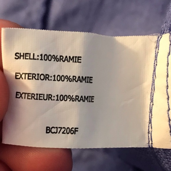 Periwinkle Structured Blazer with Ruffle Front - Picture 3 of 3